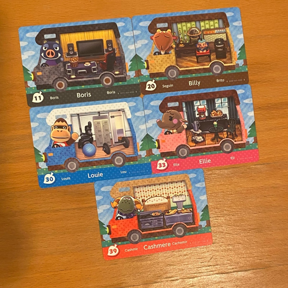 Animal Crossing Welcome Amiibo cards